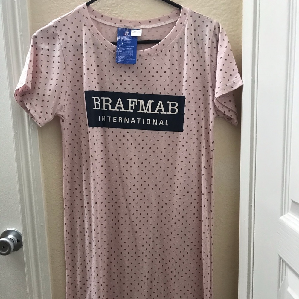 Sleep dress with cute texture